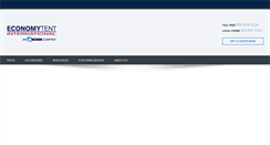 Desktop Screenshot of economytent.com